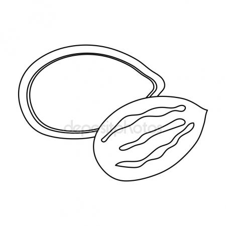 450x450 Pumpkin Seeds.different Kinds Of Nuts Single Icon In Outline Style