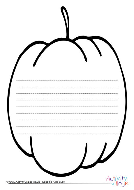 460x651 Pumpkin Template