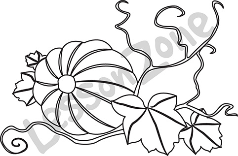 482x317 Pumpkin Vine Drawing Clipart Panda