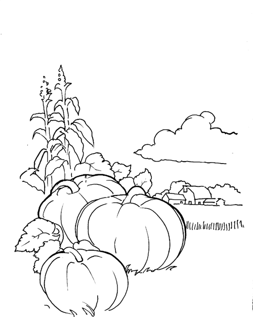 500x626 Pumpkin Vines Coloring Printable Pumpkin Vines And Leaves Patterns