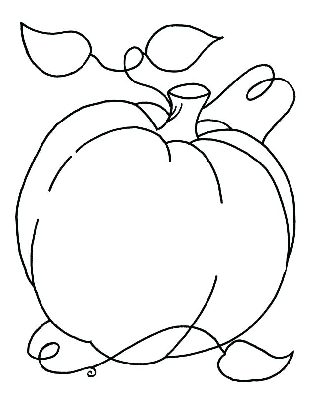 670x820 Blank Pumpkin Coloring Page Pin Drawn Pumpkin Colouring Page 8
