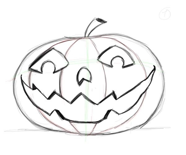 600x500 Pumpkins Drawing Ebook