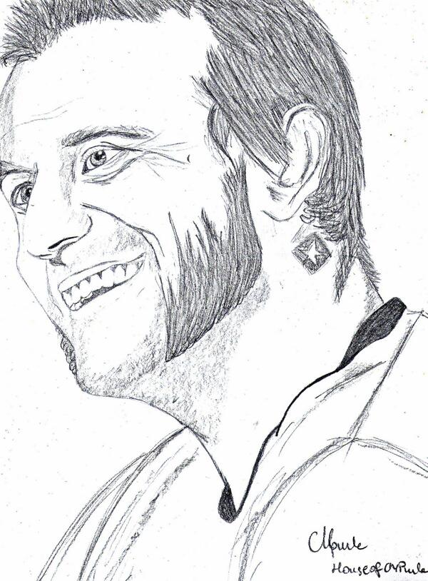 600x814 Second Cm Punk Drawing! Houseofcmpunk's Drawings Of Wwe Superstars