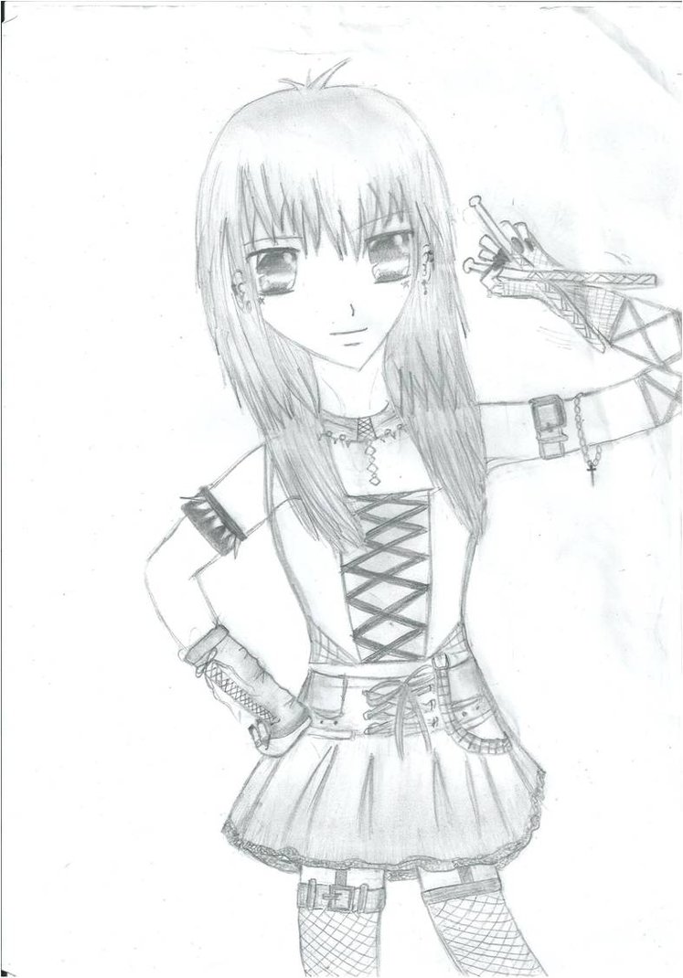 747x1070 Punk Rock Girl By Peachblossompetal