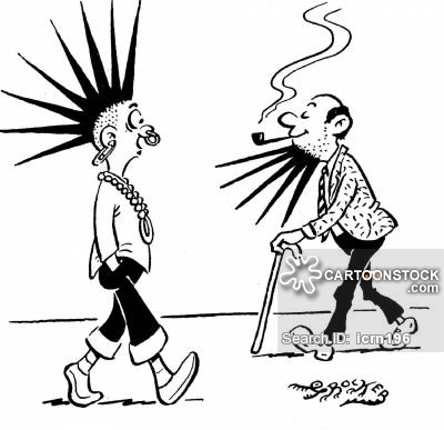 400x387 Punk Rocker Cartoons And Comics