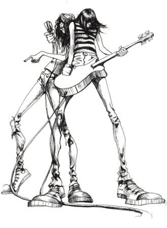 330x450 Ramones Rock N' Roll Illustrated Ramones