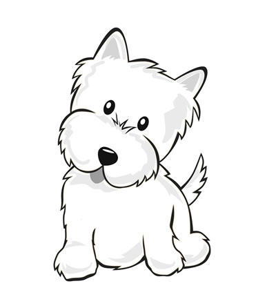 400x430 Imgs For Gt Puppy Color Drawing Coloring Pages
