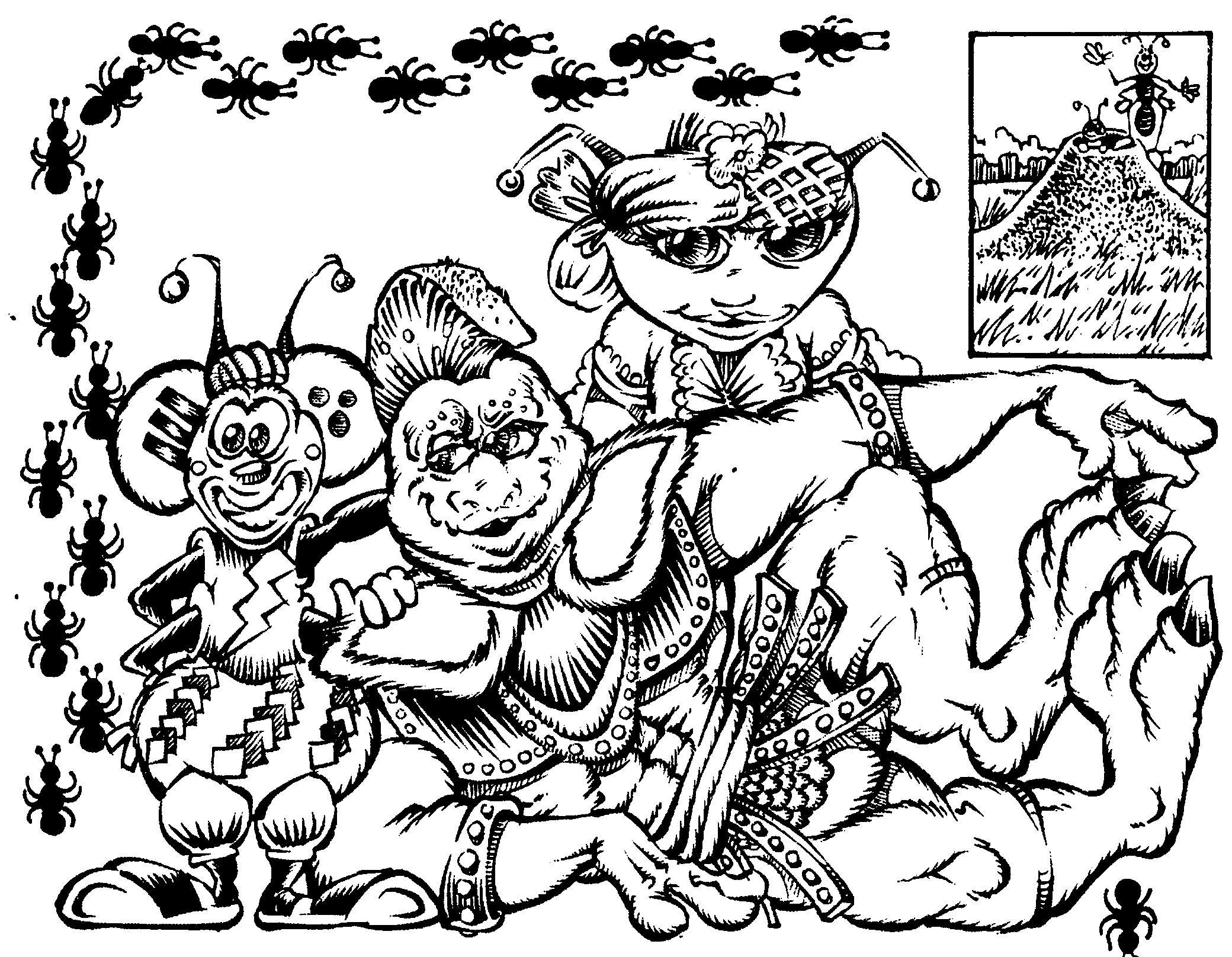 2080x1616 Aesop's Dinosaur Fable Presenter's Page Bits