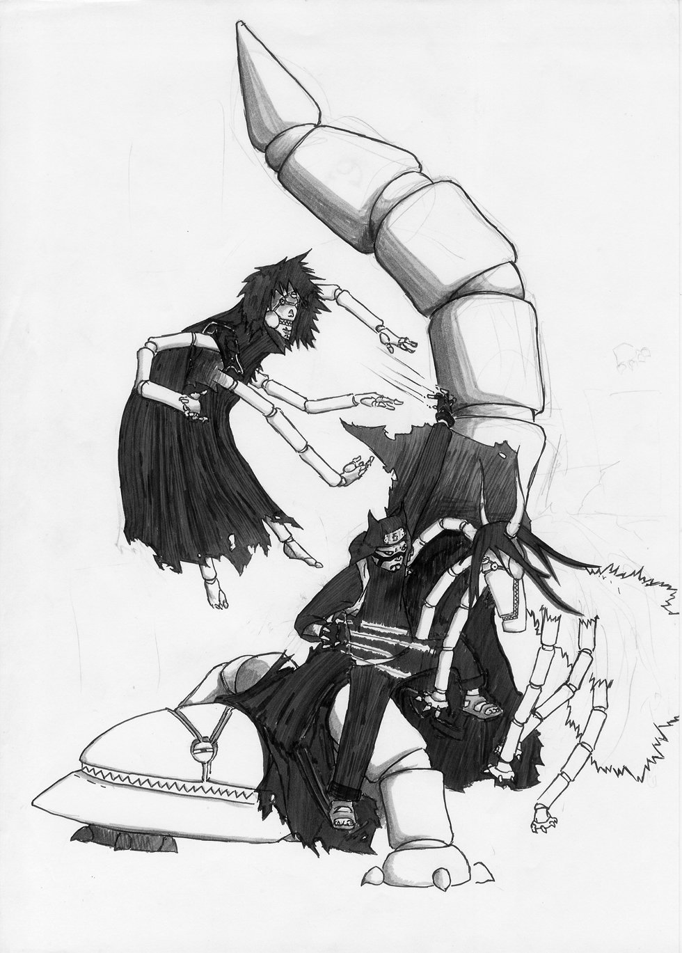 980x1369 Kankuro's Puppets By Tommylocks