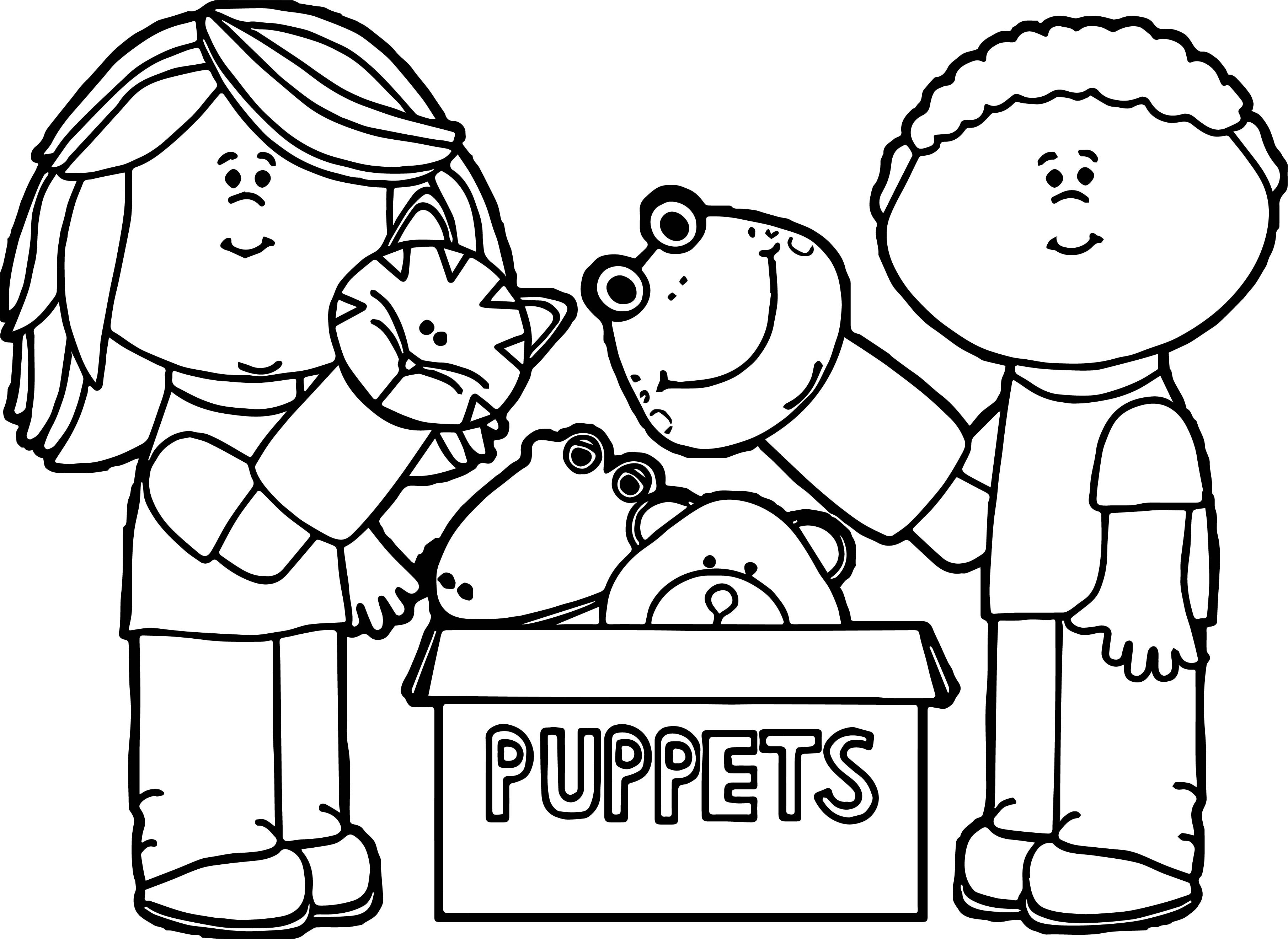 3623x2642 Puppet Coloring Pages Wallpapers