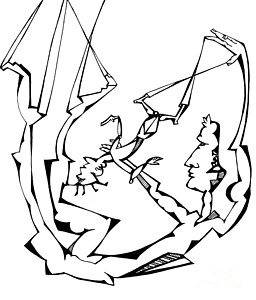 256x300 Puppets Drawings