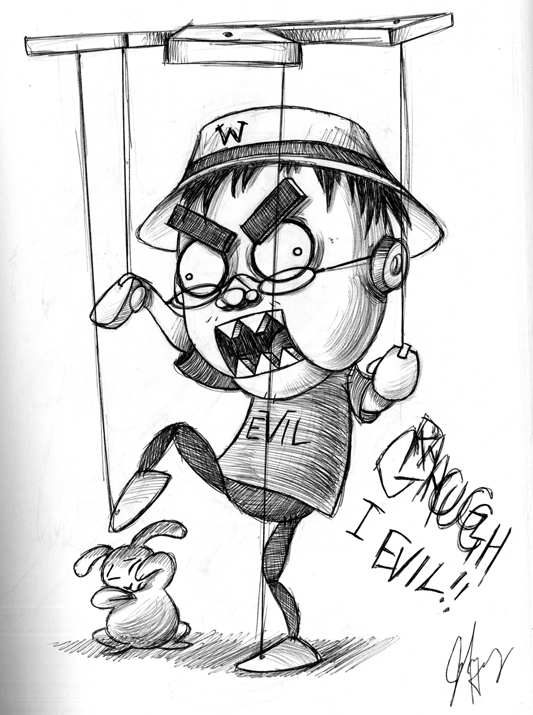 533x715 Self Portrait As Evil Puppet By Uberwang