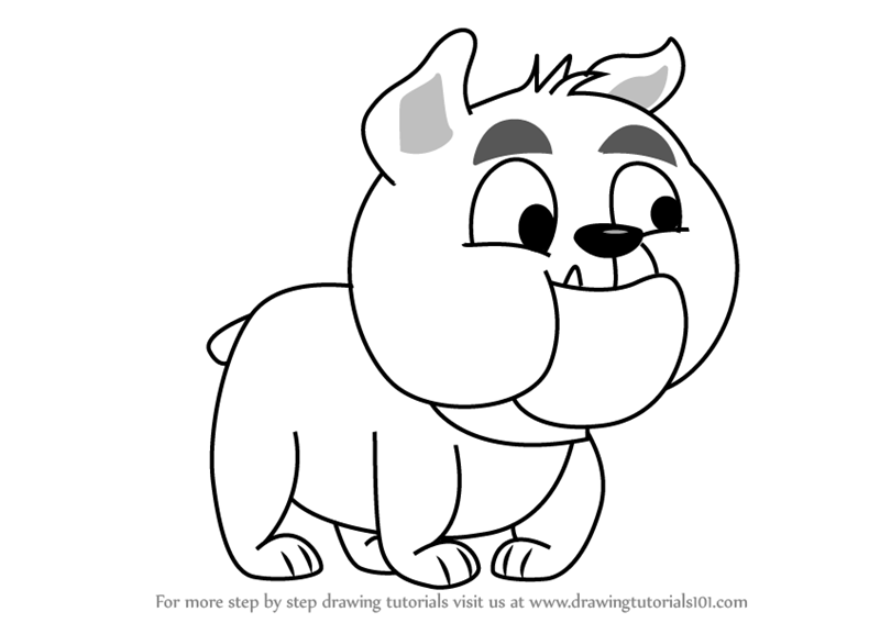 800x567 Step By Step How To Draw Marshmallow From Pound Puppies