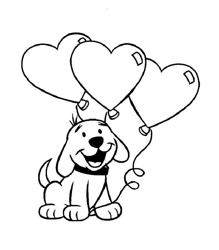 700x800 Cartoon Puppy Coloring Pages