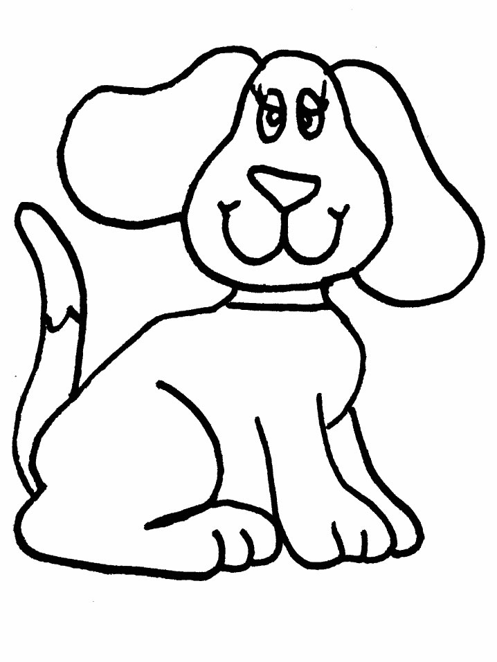 718x957 Dog Face Coloring Page 492796