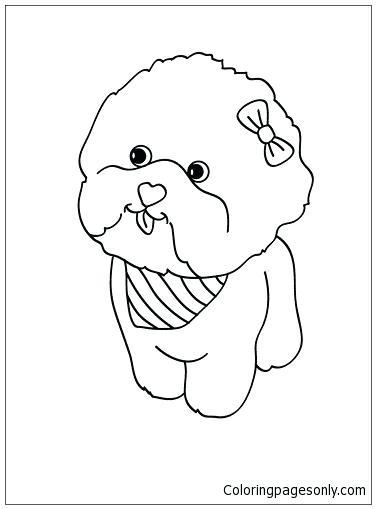 376x509 Dogs And Puppies Coloring Pages Puppy Coloring Page Puppy Dog