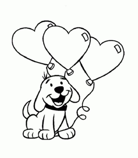 450x514 Puppy Love Coloring Book Pages For Kids Gtgt Disney Coloring Pages