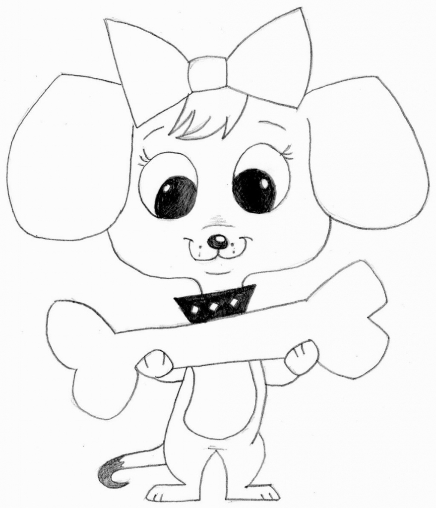 879x1024 Cute Drawings Of Puppies Drawings Of Puppies Cute Puppy Drawings