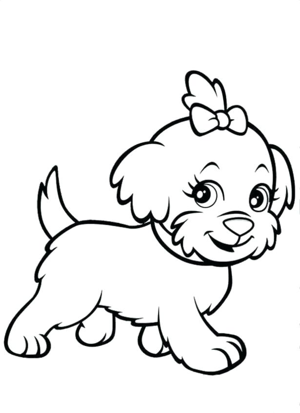 615x847 Puppy Dog Coloring Page Cute Dogs Coloring Pages Set Of Cartoon