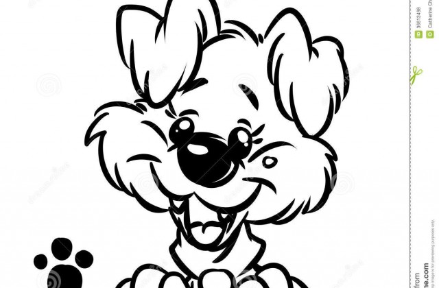 640x420 Puppy Face Clipart Black And White Collection
