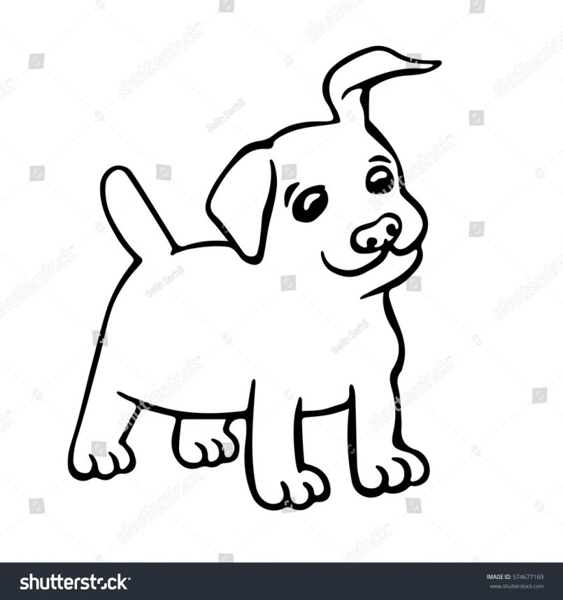 805x859 Drawing Cartoon Puppy Easy To Draw As Well As Cartoon Puppy
