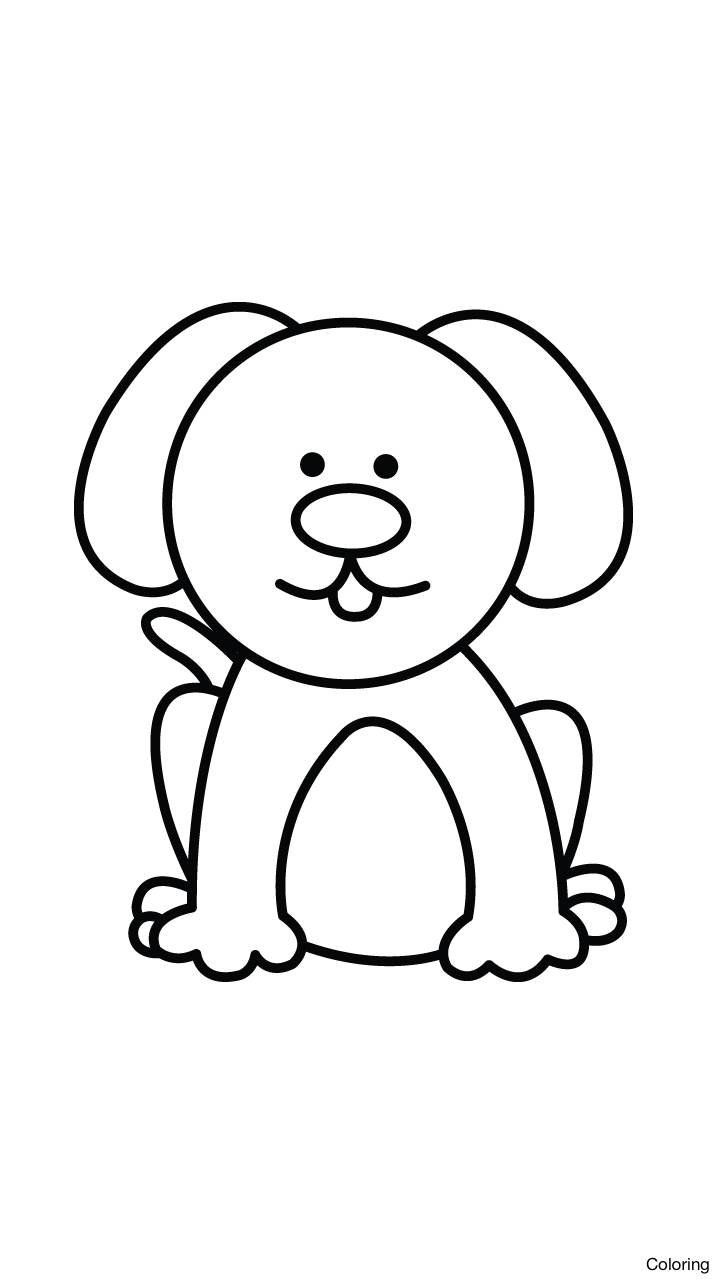 720x1280 How To Draw Dogs Coloring And Puppies Step By A Dog's Body Diaiz