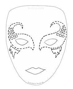 236x286 Full Face Mask Template