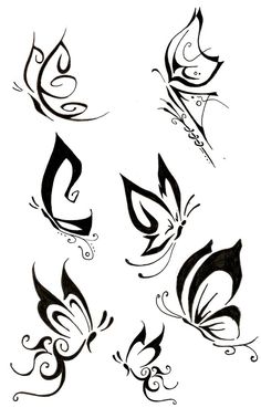 236x369 Simple Drawings Of Butterflies Clipart Of Simple Blue Tattoo