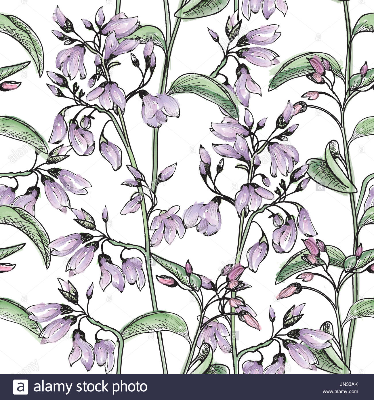 Purple Flower Drawing at GetDrawings | Free download