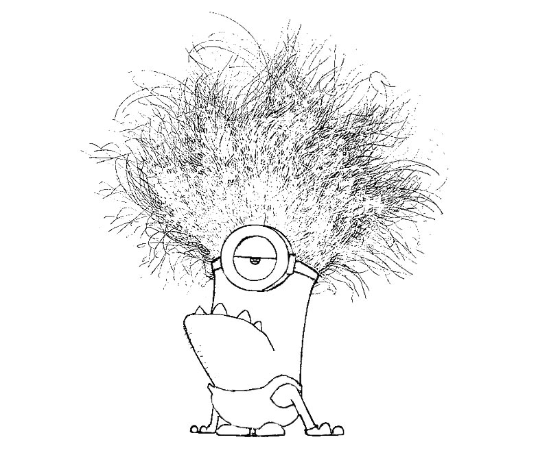 800x667 Purple Minion Coloring Page Printable Funny Minion With Bomb