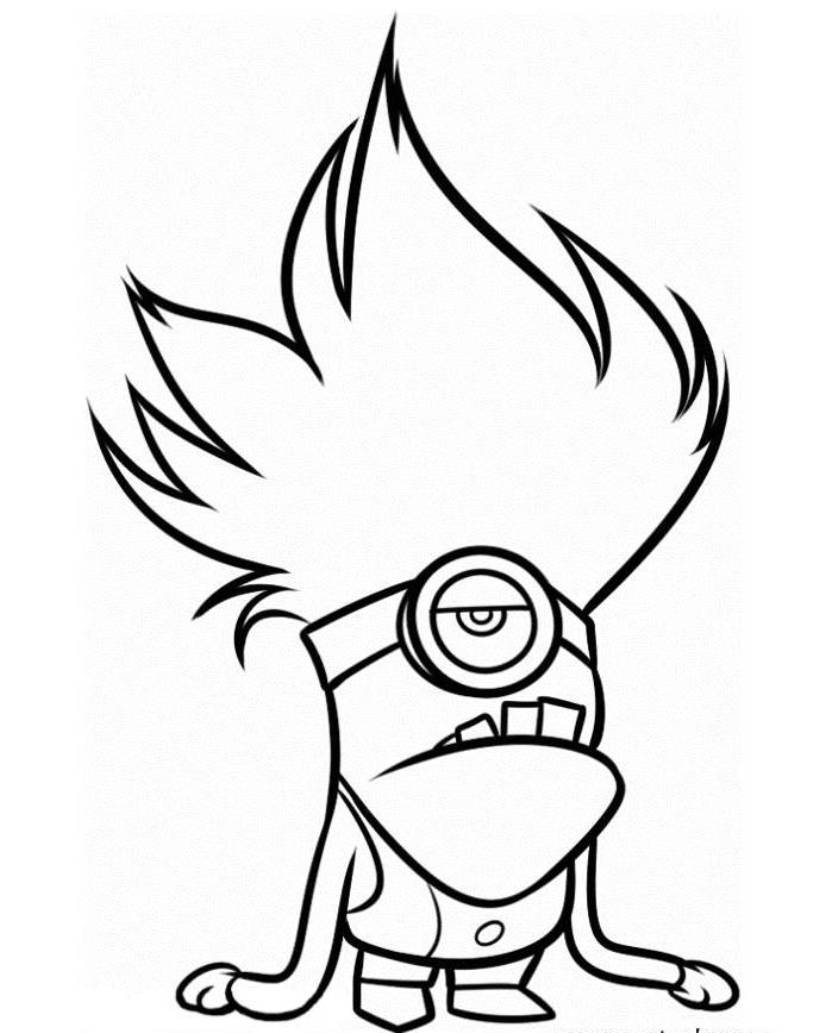 825x1033 Download And Print Evil Minion Despicable Me 2 Coloring Pages