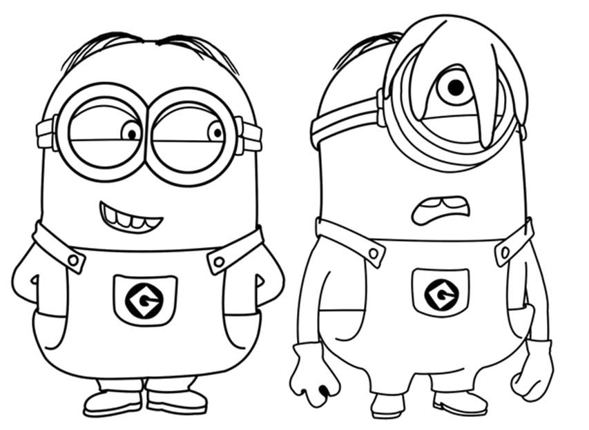 Purple Minions Drawing at GetDrawings | Free download