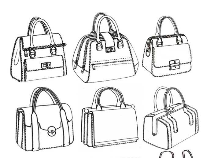 700x517 How To Draw A Purse Or Handbag Step By Step
