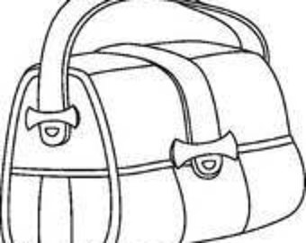 340x270 Custom What's In My Bag Portrait Illustration Art Poster