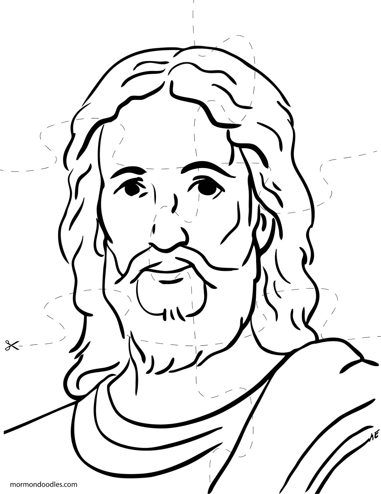 1236x1600 Pictures For Back To Back Drawing Activity Mormon Doodles Christ