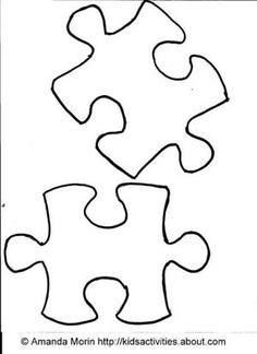 236x324 Puzzle Piece Pattern. Use The Printable Outline For Crafts