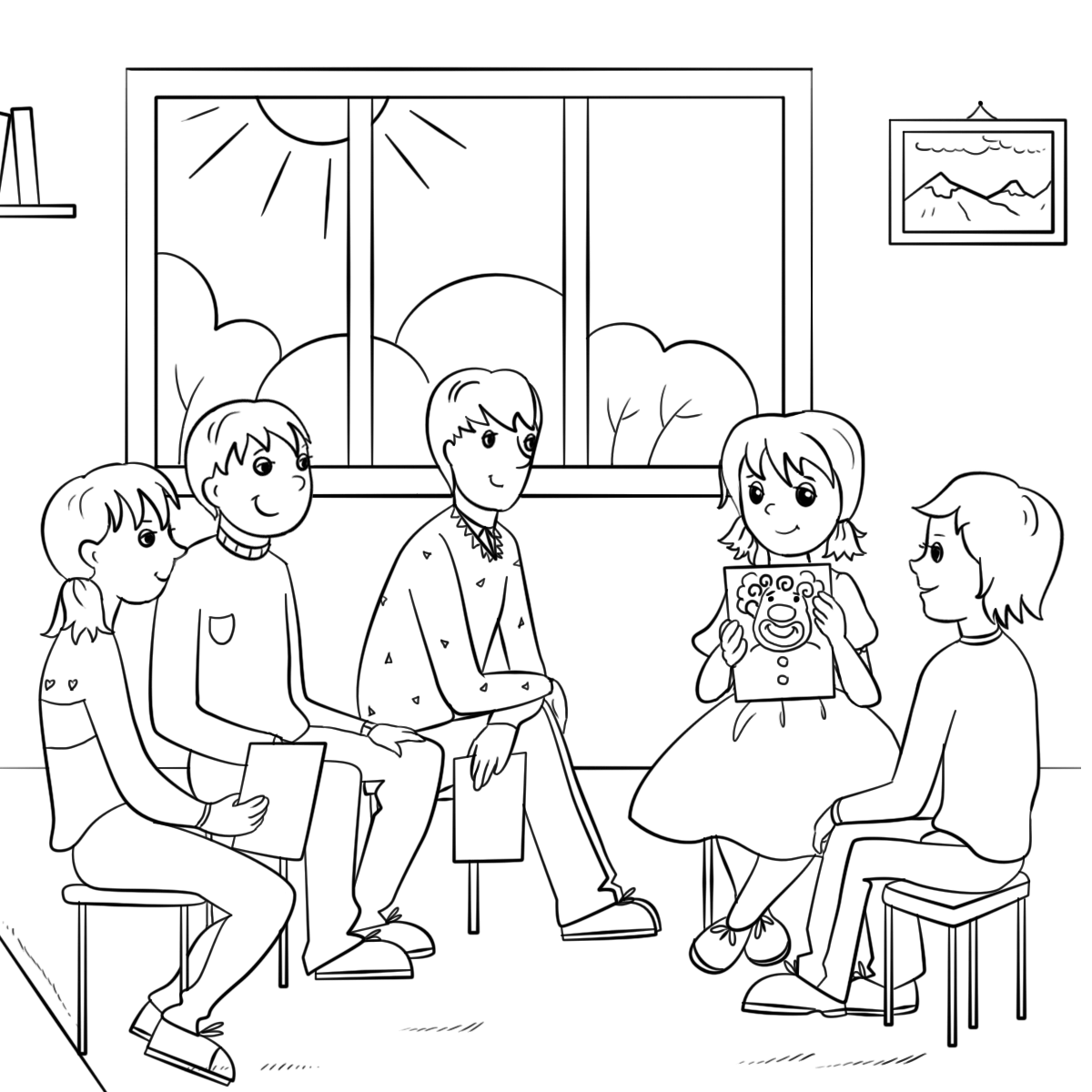 1200x1200 Draw Yourself Icebreaker Game Free Printable Puzzle Games