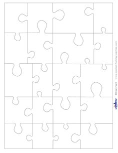 236x305 Printable Blank Puzzle Piece Template School
