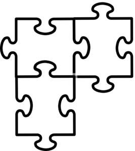 267x297 Puzzle Pieces Connected Clip Art