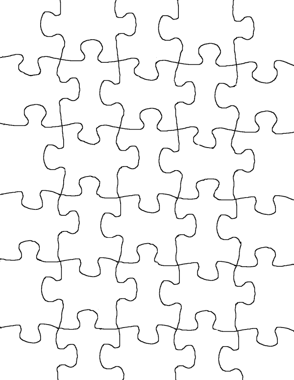 Puzzle Pieces Drawing at GetDrawings | Free download
