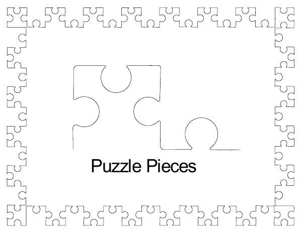 600x464 Puzzle Pieces Anne Bright Designs