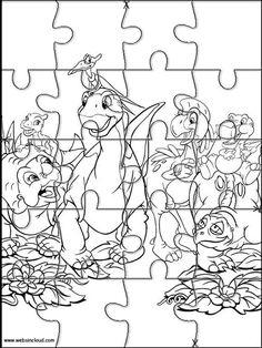 236x314 Printable Jigsaw Puzzles To Cut Out For Kids The Land Before Time