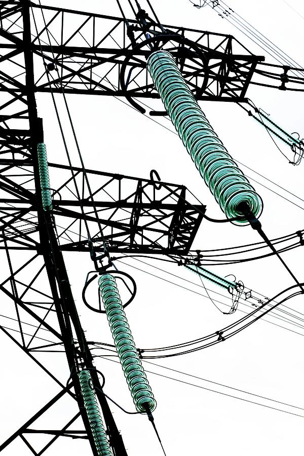 600x900 Pylon With Glass Insulator Strings Photograph By Cordelia Molloy