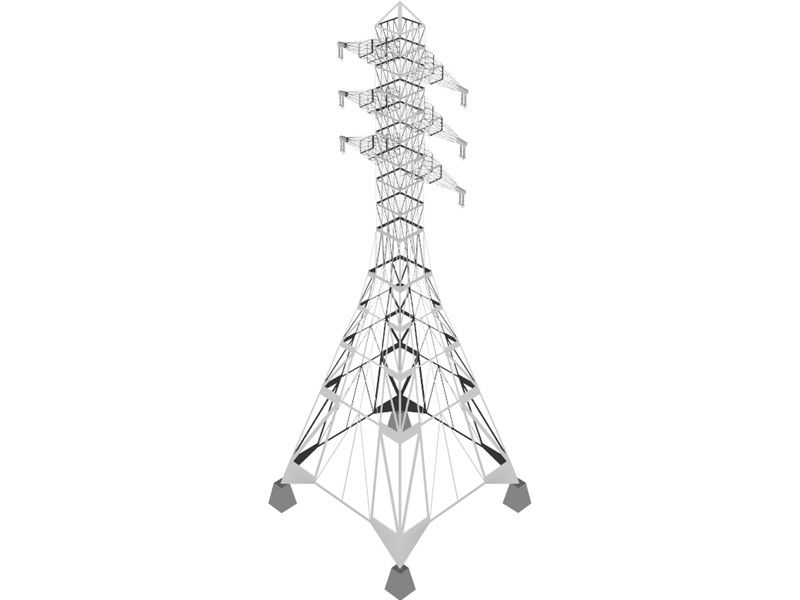 800x600 Transmission Pylon 3d Model
