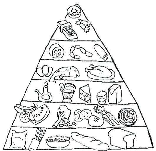 530x514 Food Pyramid Coloring Page For Kids Printable Sheet Shee Murs