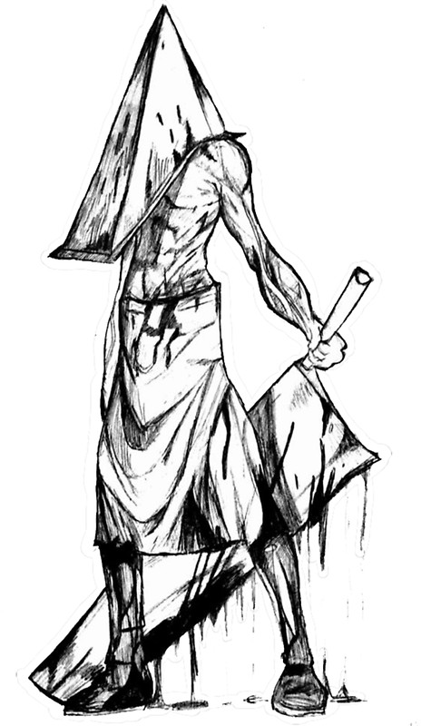 464x800 Pyramid Head Stickers By Illuminyx Redbubble