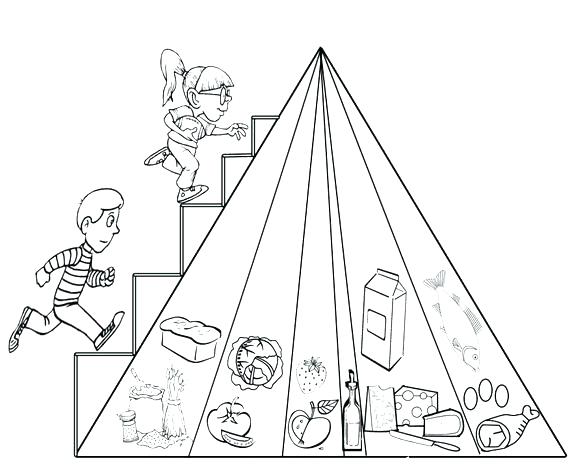 585x467 Pyramid Coloring Pages Pyramid Coloring Page Passing In Front