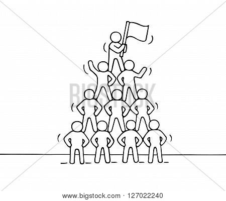 450x400 Sketch Pyramid Working Little Vector Amp Photo Bigstock