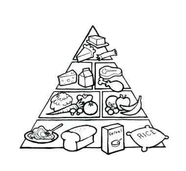 380x351 Pyramid Coloring Pages How To Draw A Pyramid Coloring Page Food