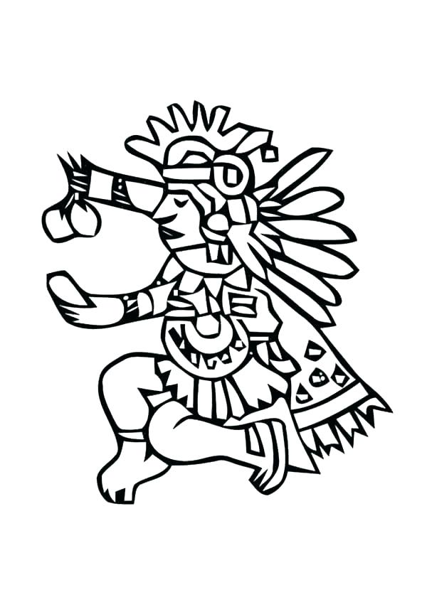600x847 Best Of Aztec Coloring Pages Images Tribal Coloring Pages Aztec